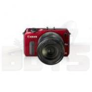 Canon EOS M Red Compact System Camera + 18-55mm lens